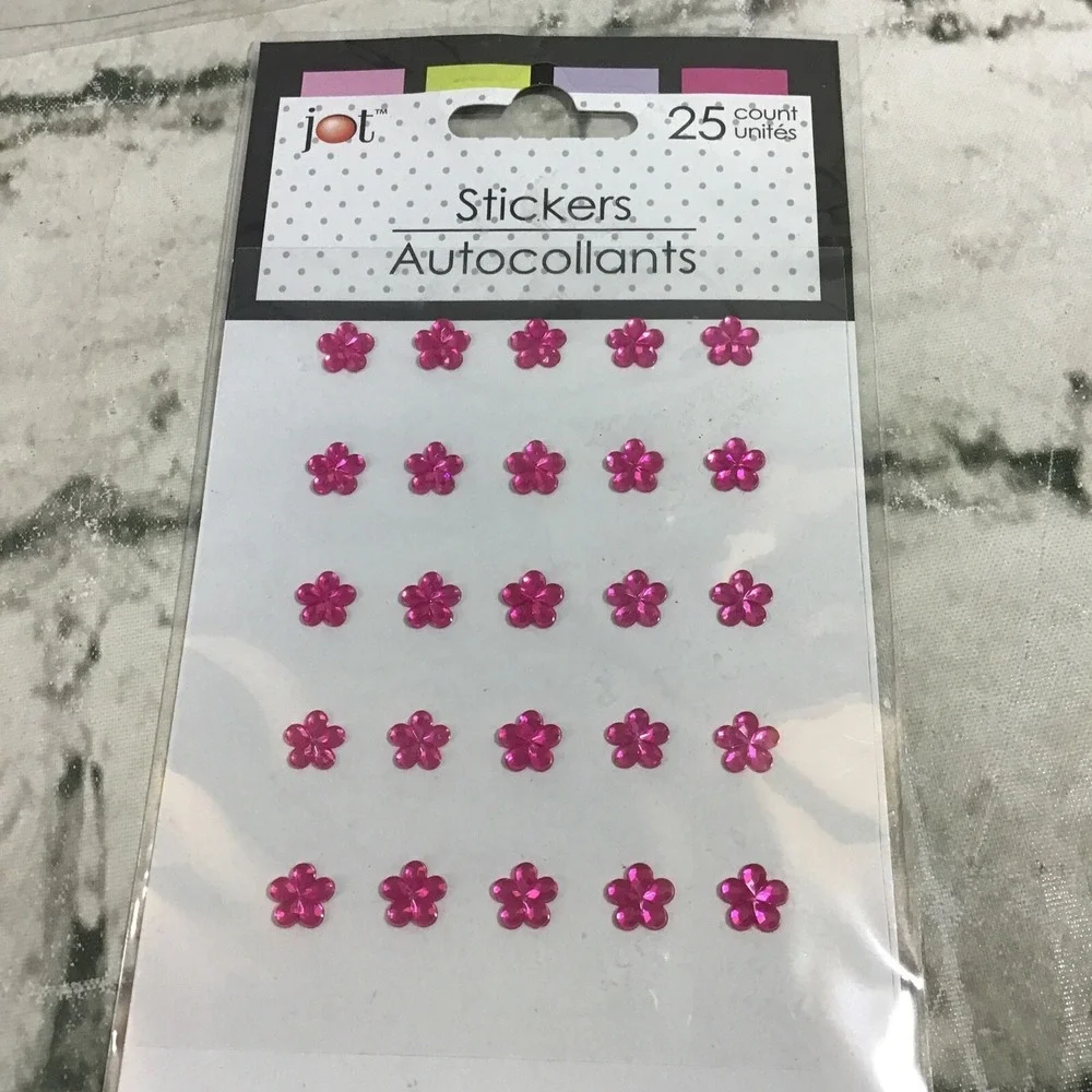 Scrapbooking Embellishments Craft Lot Diecut Hearts Jewel Flowers Pineapples